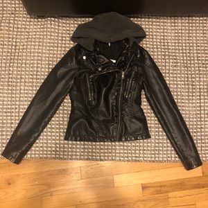 Free people leather jacket